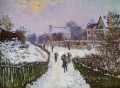 Boulevard St Denis Argenteuil Efecto Nieve Claude Monet